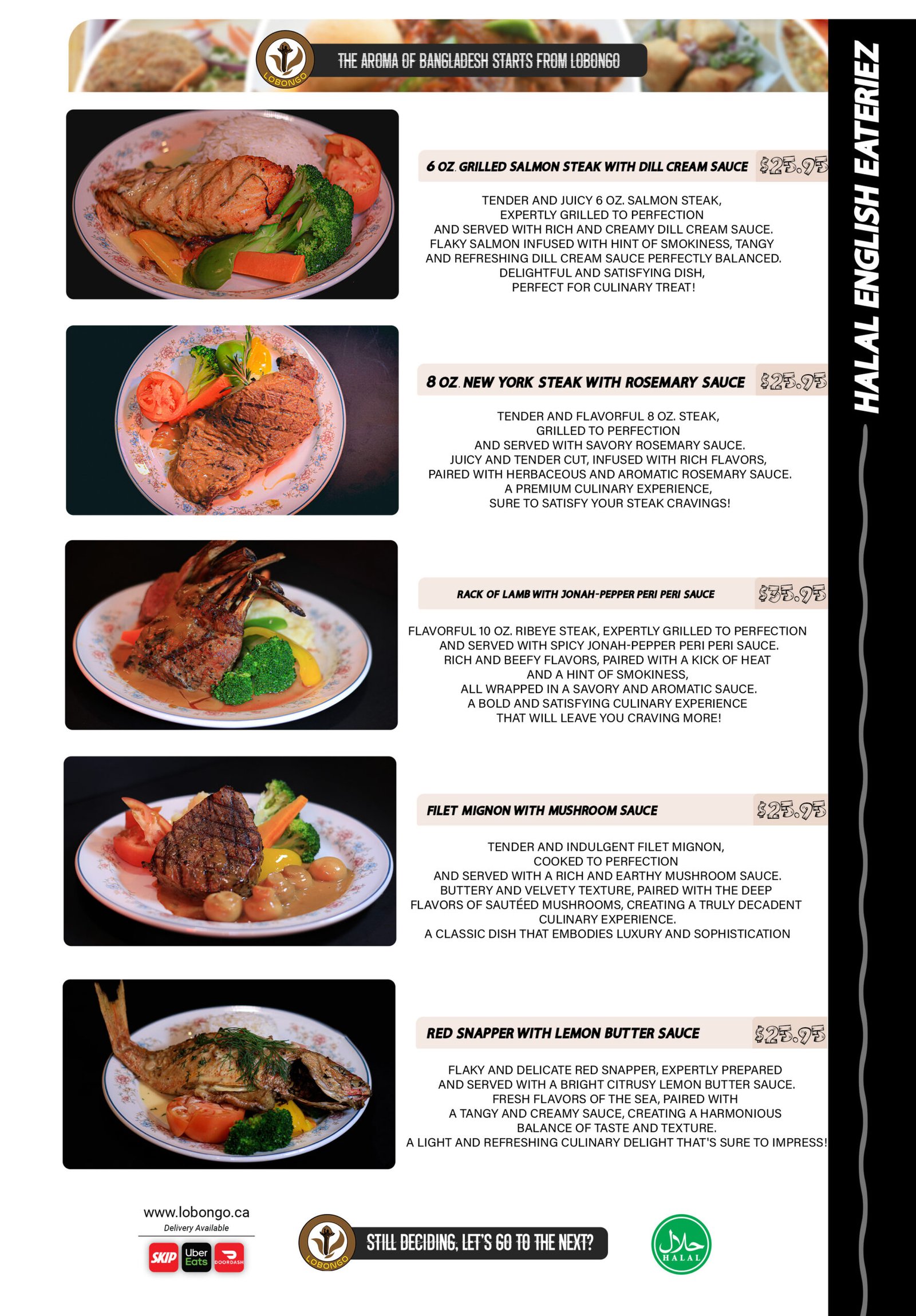 New Menu